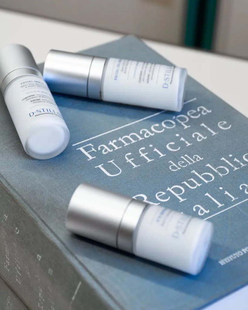 D-Stillate products dermatologically tested on the Official Pharmacopoeia of the Italian Republic